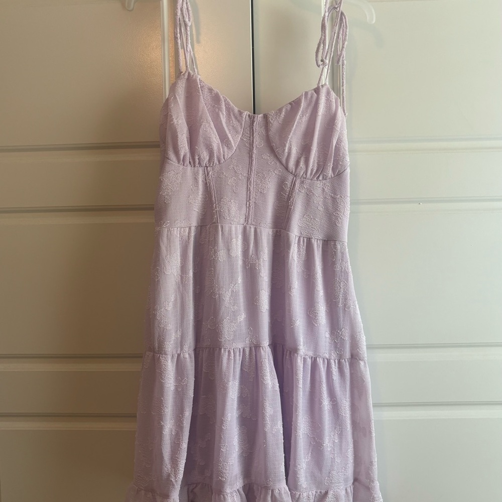 Wild Fable Light Purple Lace Mini Dress